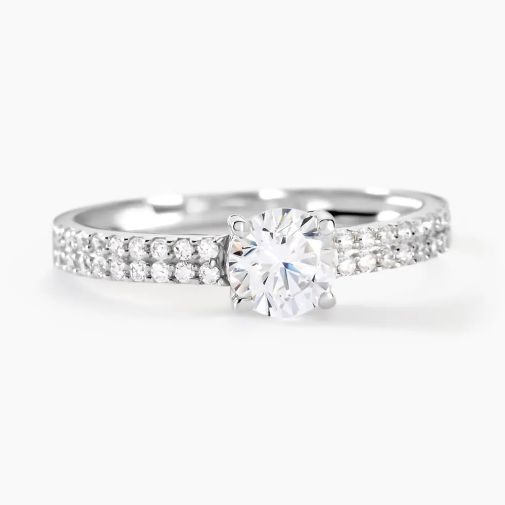 Bague Dayna Or Blanc Oxyde De Zirconium