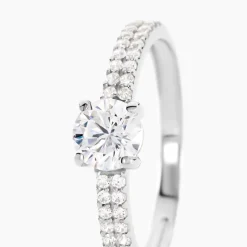 Bague Dayna Or Blanc Oxyde De Zirconium