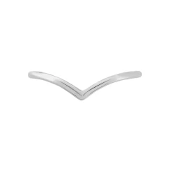 Bague De Phalange Tricia Argent Blanc