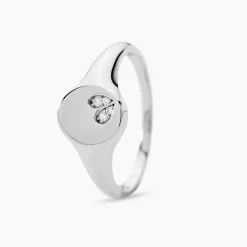 Bague Declaration Argent Blanc Oxyde De Zirconium