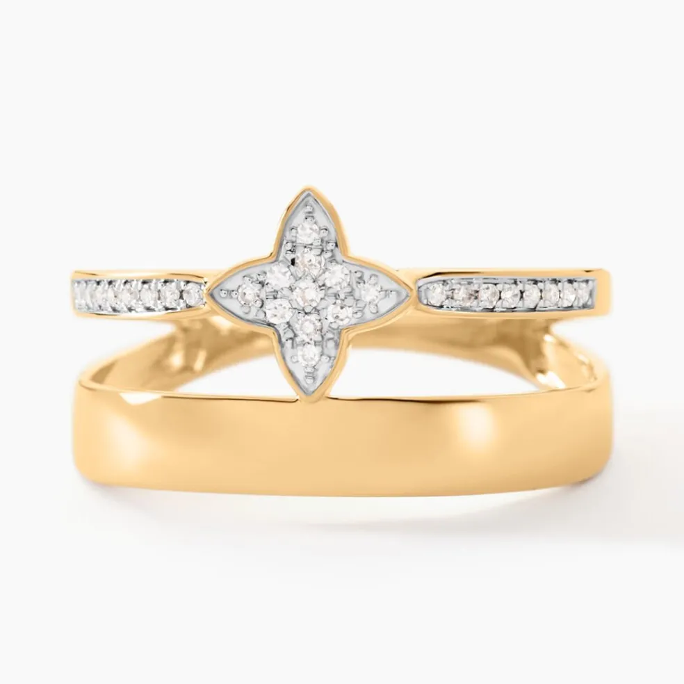 Bague Delicatesse Or Jaune Diamant