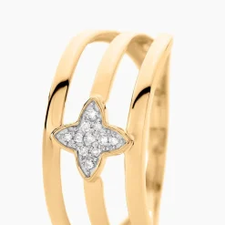 Bague Delicatesse Or Jaune Diamant