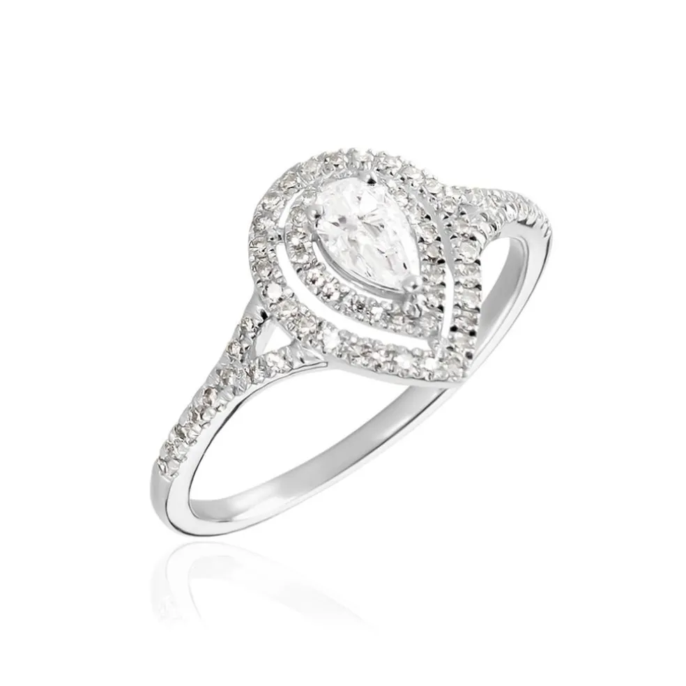 Bague Diamina Or Blanc Diamant
