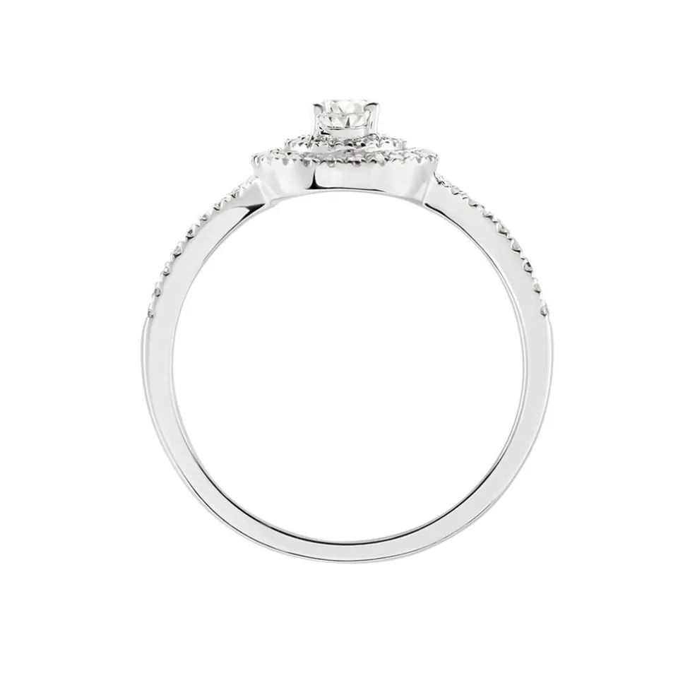 Bague Diamina Or Blanc Diamant