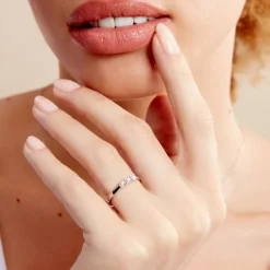 Bague Diamotion Or Blanc Diamant