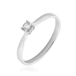 Bague Diamotion Or Blanc Diamant