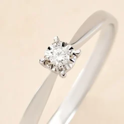 Bague Diamotion Or Blanc Diamant