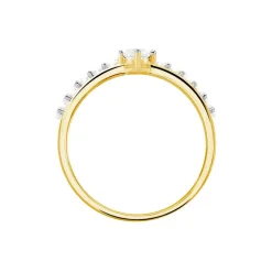 Bague Dolfina Or Jaune Oxyde De Zirconium