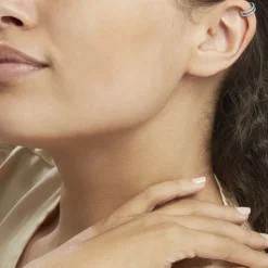 Bague D'oreille Unitaire Argent Blanc Samba