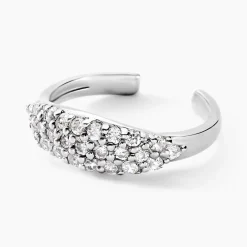 Bague D'oreille Unitaire Charmaine Argent Blanc Oxyde De Zirconium