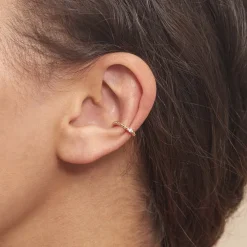 Bague D'oreille Unitaire Grishilde Plaqué Or Oxyde De Zirconium