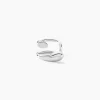 Bague D'oreille Unitaire Lovana Argent Blanc