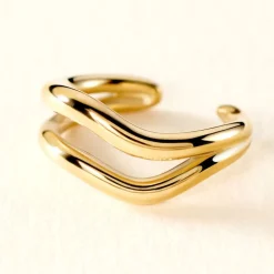 Bague D'oreille Unitaire Lauri Acier Doré