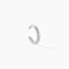 Bague D'oreille Unitaire Ollie Argent Blanc