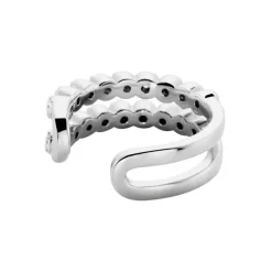 Bague D'oreille Unitaire Widar Argent Blanc Oxyde