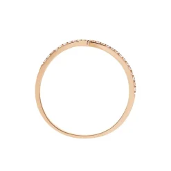 Bague Dounia Or Rose Oxyde De Zirconium