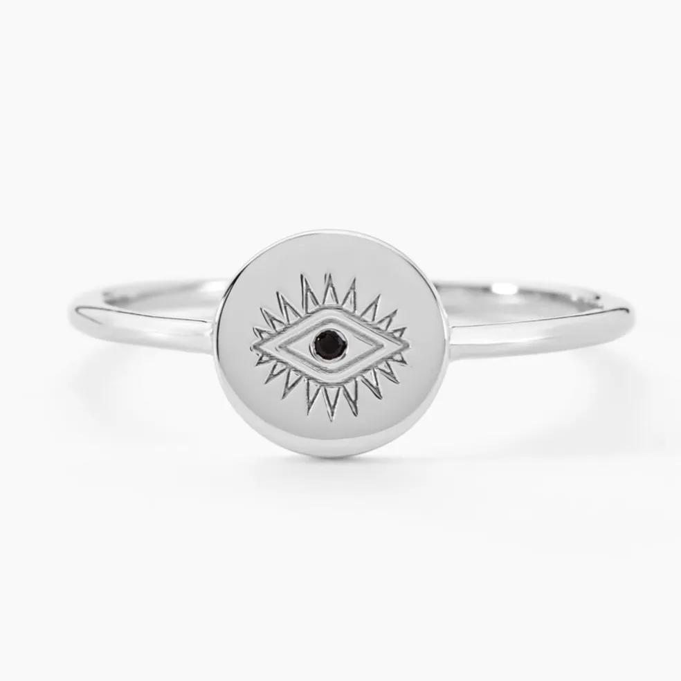 Bague Dristie Argent Blanc Turquoise