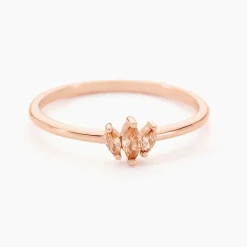 Bague Duchesse Argent Blanc Oxyde De Zirconium