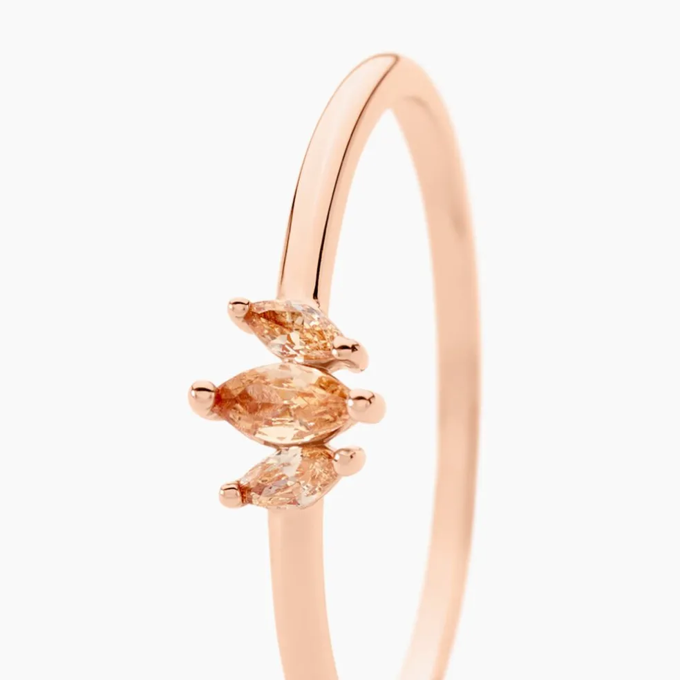 Bague Duchesse Argent Blanc Oxyde De Zirconium