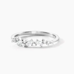 Bague Eclat D'Aurore Argent Blanc Oxyde De Zirconium