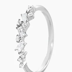 Bague Eclat D'Aurore Argent Blanc Oxyde De Zirconium