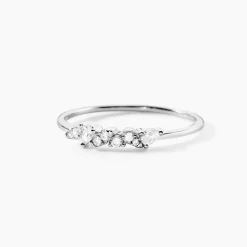 Bague Eclat D'Aurore Argent Blanc Oxyde De Zirconium