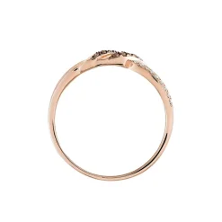 Bague Edem Or Rose Diamant