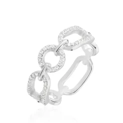 Bague Ela Argent Blanc Oxyde De Zirconium