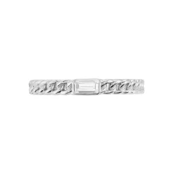 Bague Eldi Argent Blanc Oxyde De Zirconium