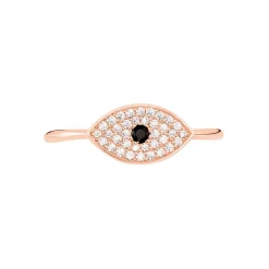Bague Eldia Argent Rose Oxyde De Zirconium