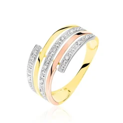Bague Eleonore Or Tricolore Diamant