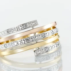 Bague Eleonore Or Tricolore Diamant