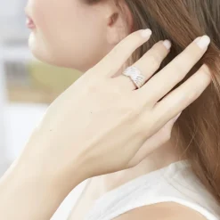Bague Elfidia Or Blanc Diamant