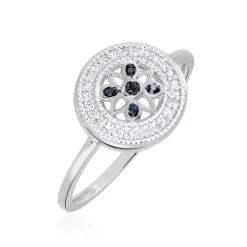 Bague Elfidiane Or Blanc Diamant