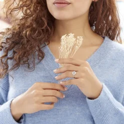 Bague Elfidiane Or Blanc Diamant