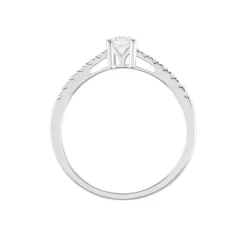 Bague Eliisa Or Blanc Diamant