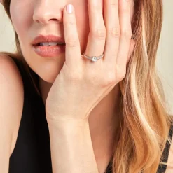 Bague Eliisa Or Blanc Diamant