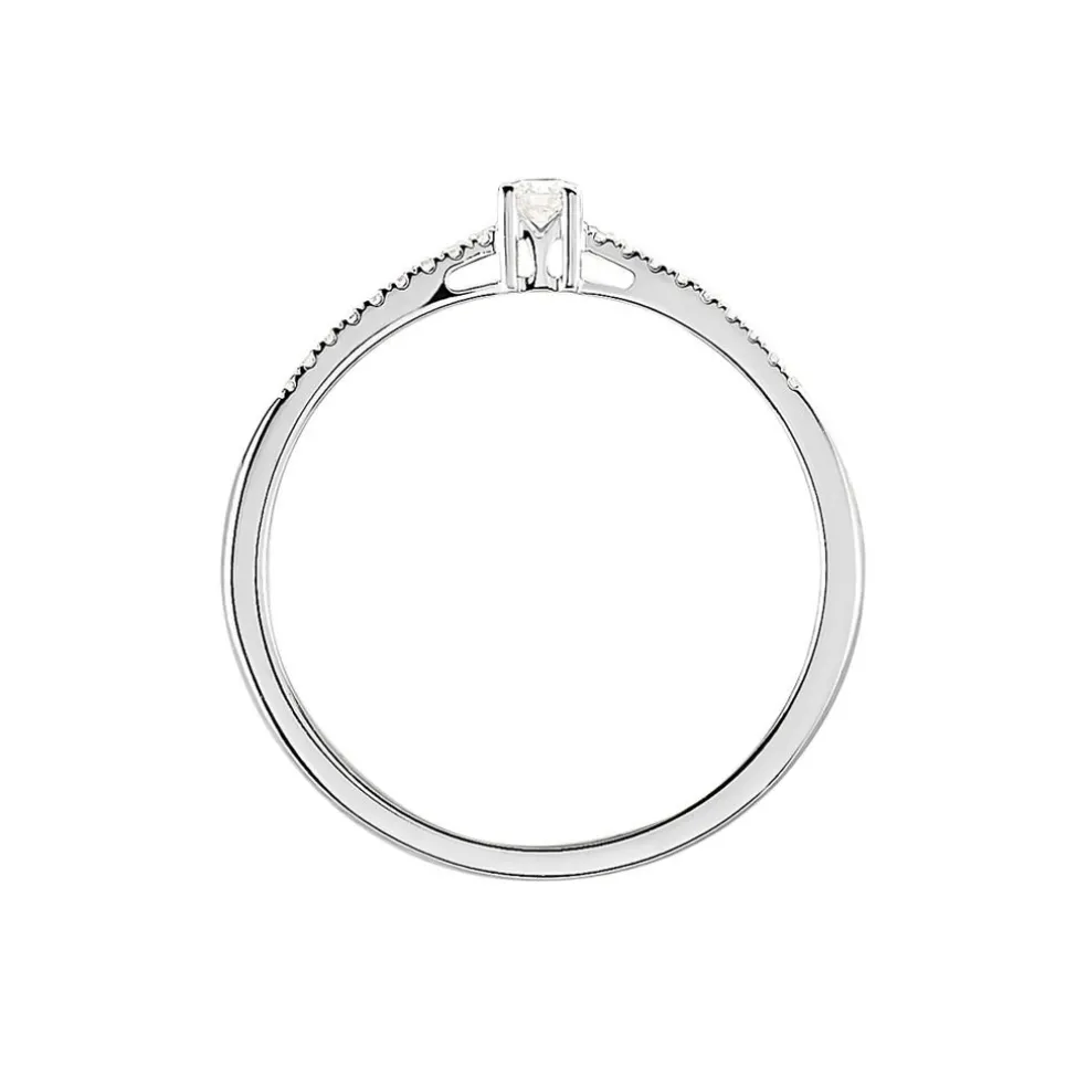 Bague Eliisa Or Blanc Diamant