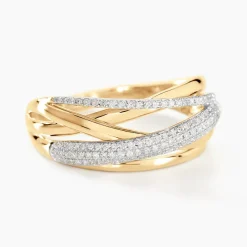 Bague Elodea Or Jaune Diamant