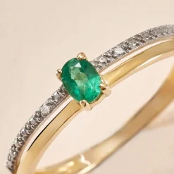 Bague Emeald Is The New Black Or Jaune Emeraude Diamant