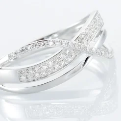 Bague Emilie Or Blanc Diamant