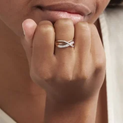 Bague Emilie Or Rose Diamant