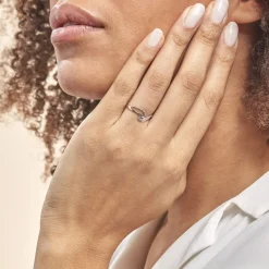 Bague Emma-lise Or Blanc Diamant