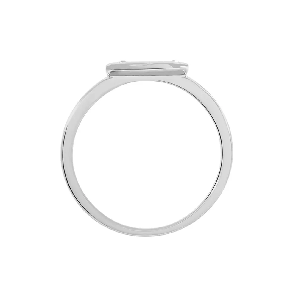 Bague Erinna Argent Blanc Oxyde De Zirconium