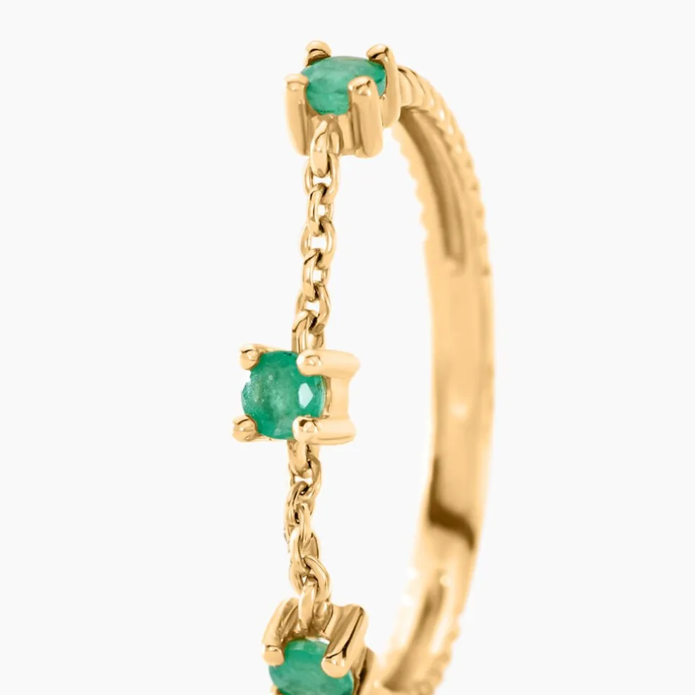 Bague Esmerald Rendez Vous Or Jaune Emeraude