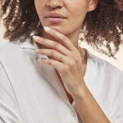 Bague Eternite Or Blanc Diamant