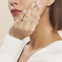 Bague Eugenie Or Blanc Diamant