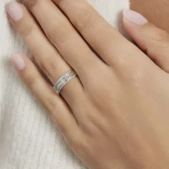 Bague Eugenie Or Blanc Diamant