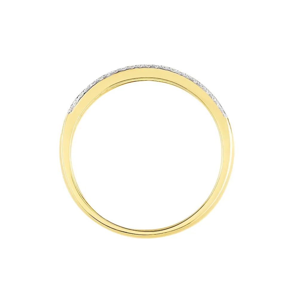 Bague Eugenie Or Jaune Diamant