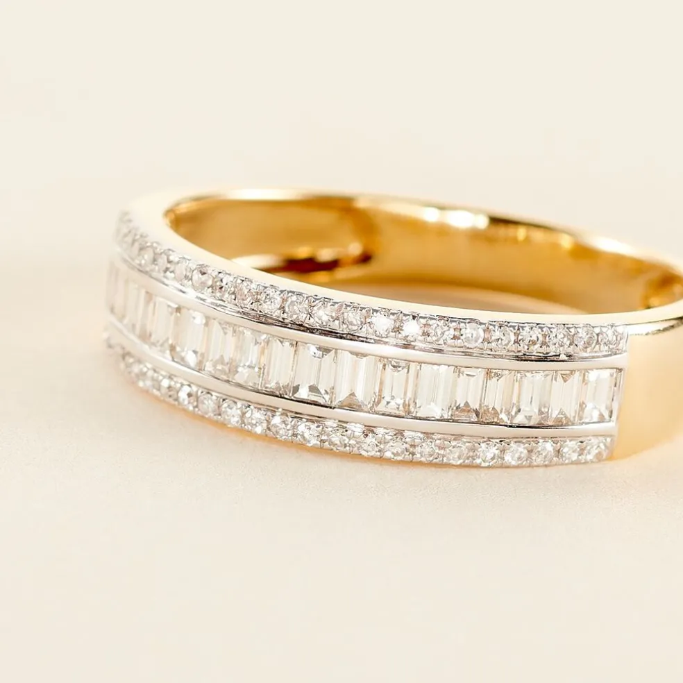 Bague Eugenie Or Jaune Diamant